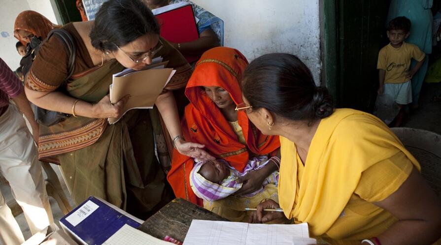 Healthcare partners supporting a rural family